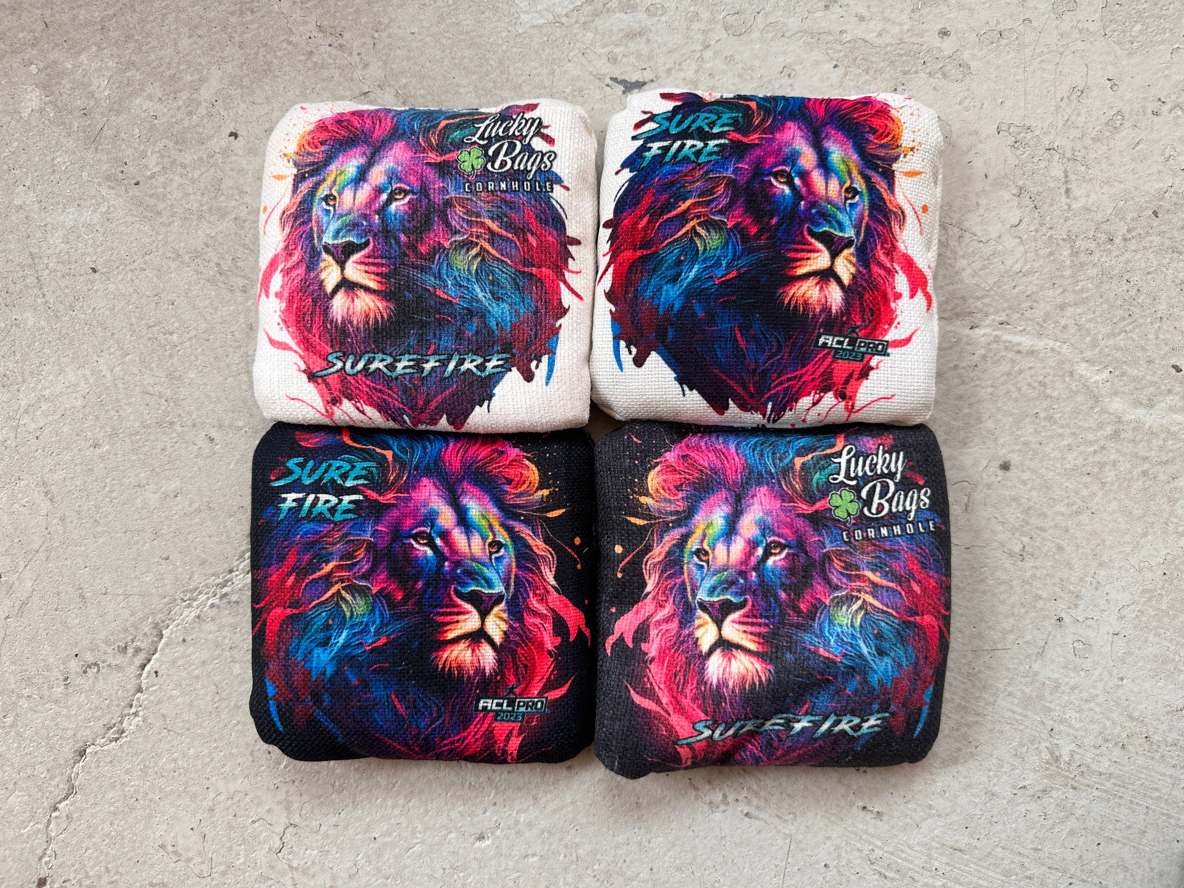 Lucky Surefire Bags - 5/8 (2023) | Queen City Yard Game Co. LLC