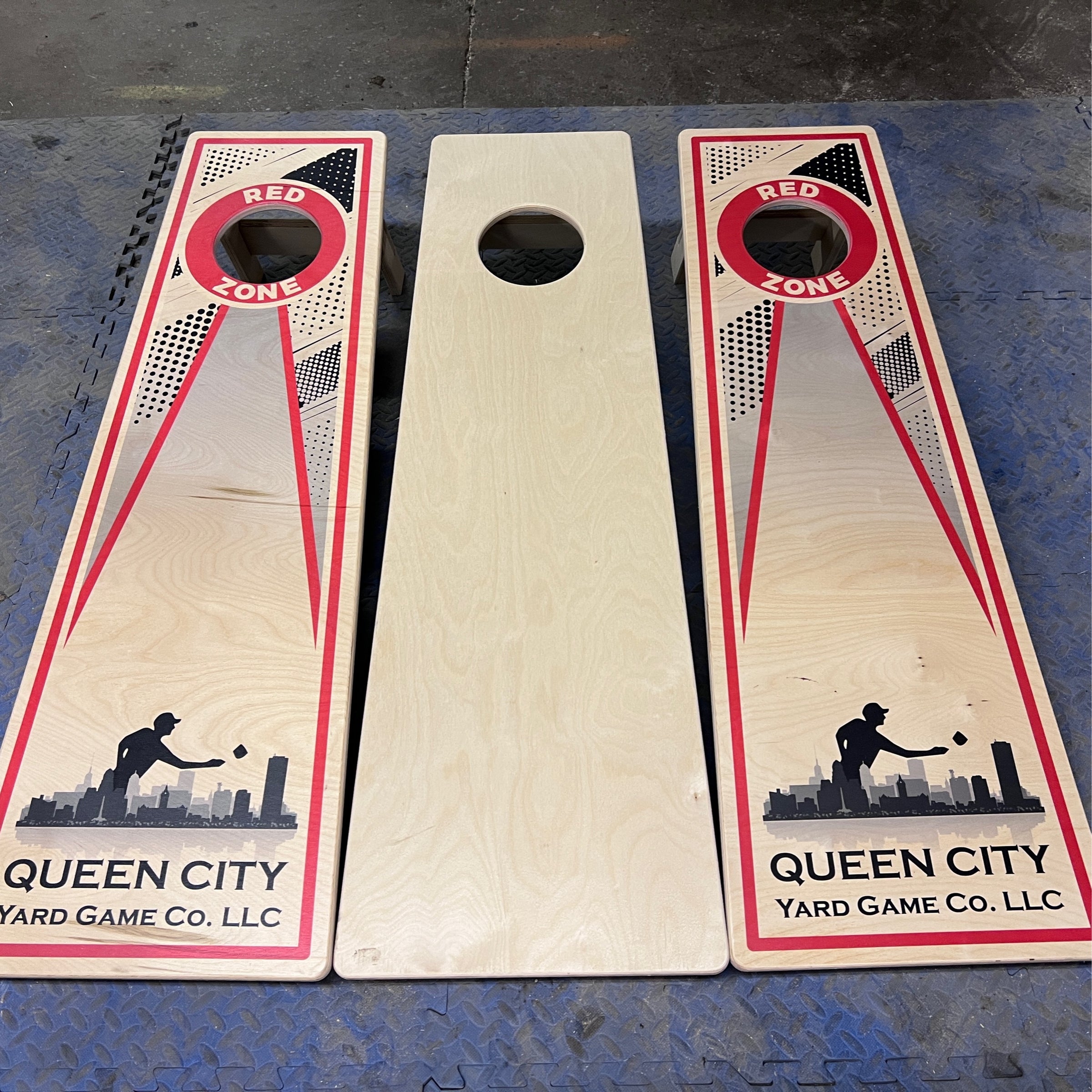 Skinny/Trainer Cornhole Board | Queen City Yard Game Co. LLC