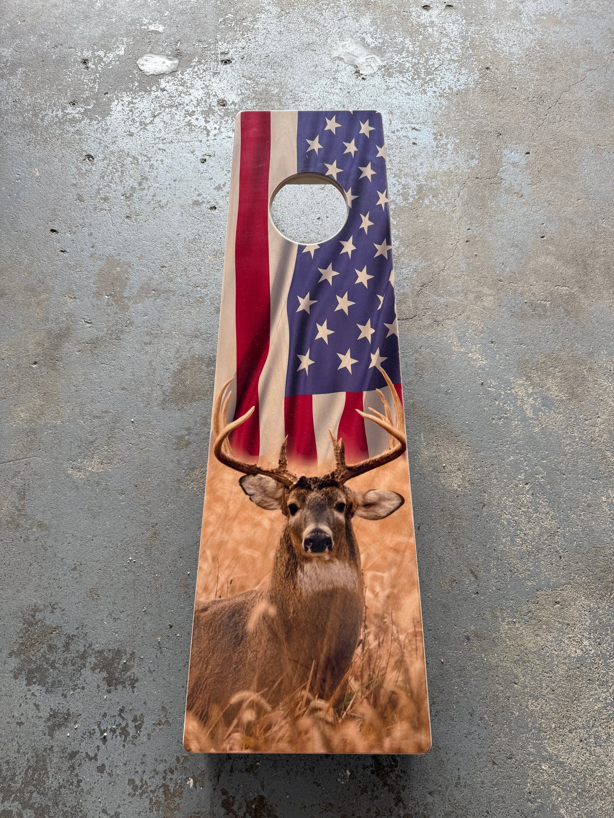 Skinny/Trainer Cornhole Board | Queen City Yard Game Co. LLC