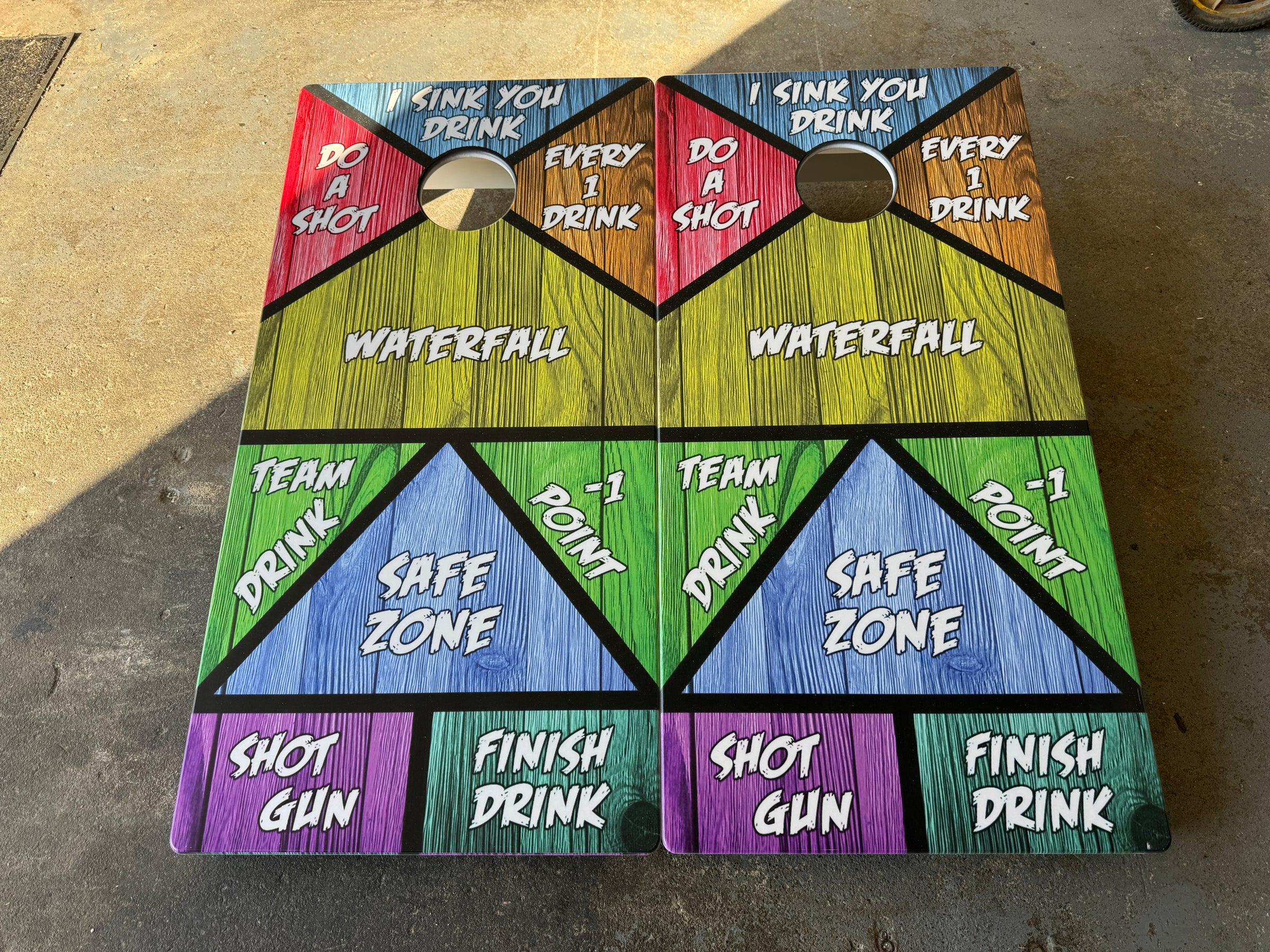 NEW: Premium PVC All Weather Cornhole Board Set | Queen City Yard