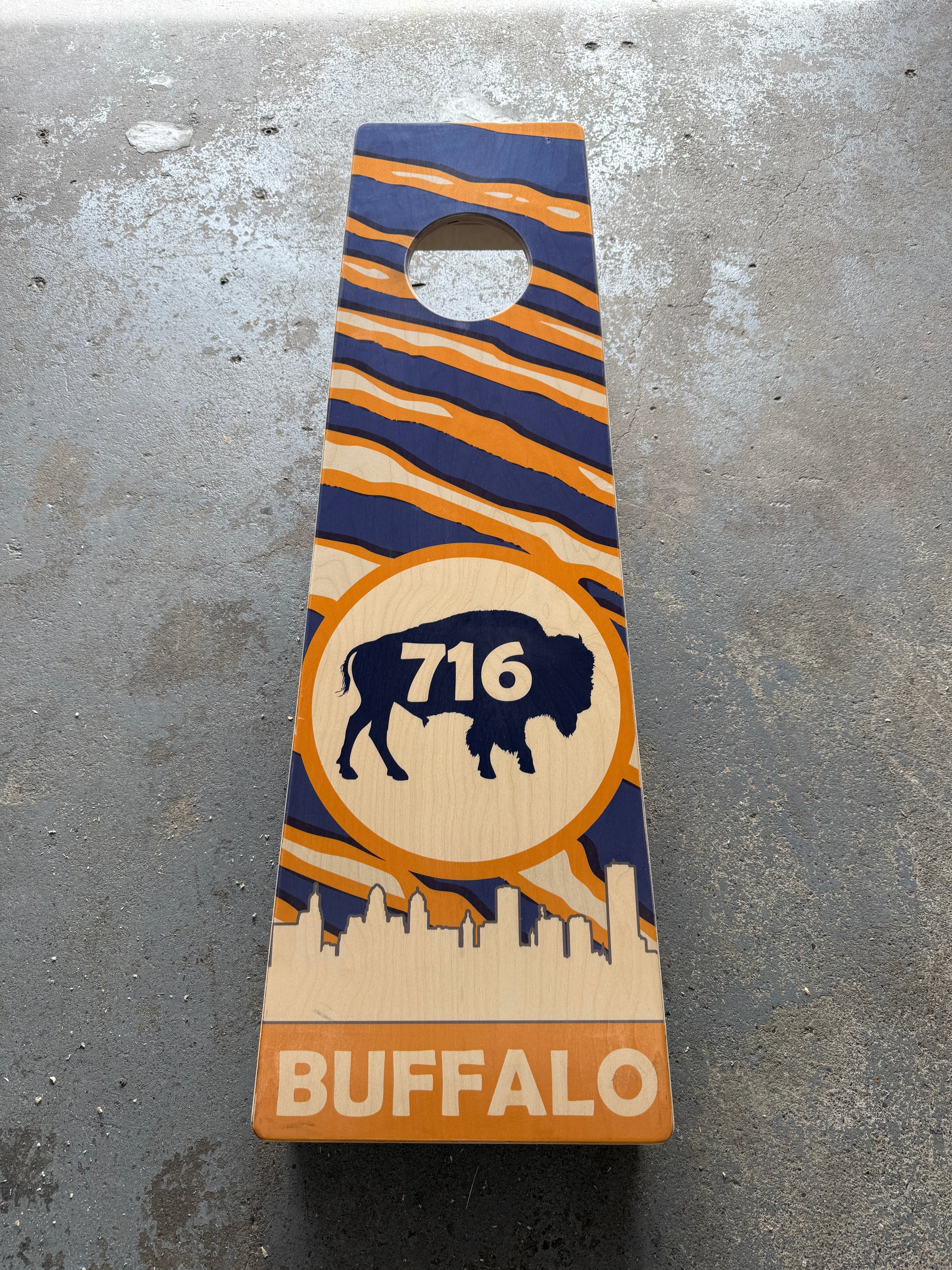 Skinny/Trainer Cornhole Board | Queen City Yard Game Co. LLC