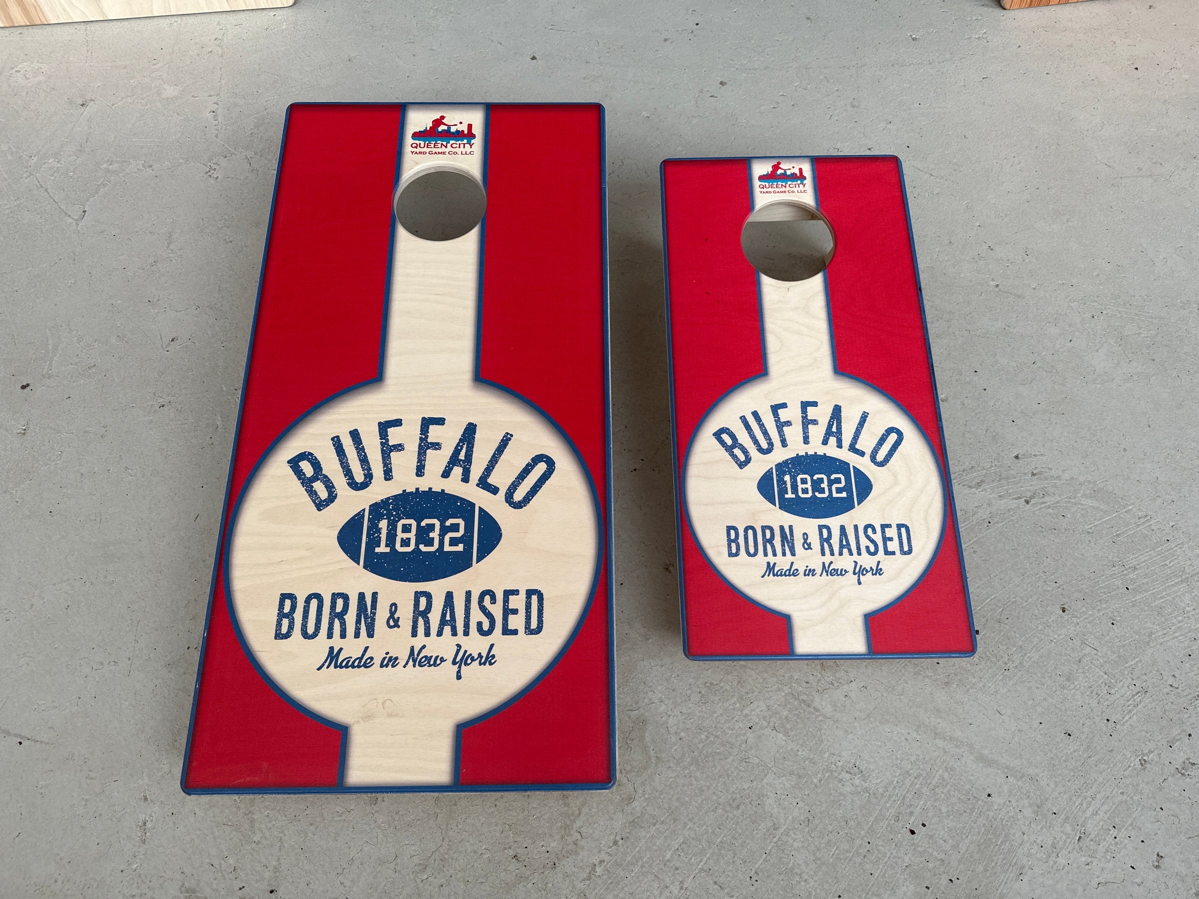 Buffalo Bills Version 7 Cornhole Wraps - Set of 2 - Custom Cornhole, LLC