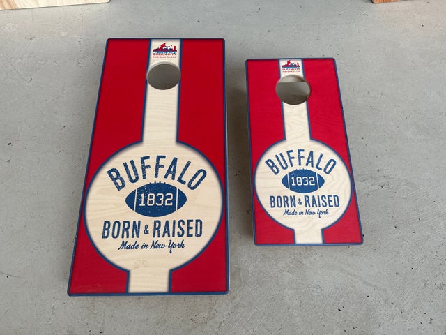 Titan The Patent Pending X Factor Cornhole Boards - Cornhole Board with  Built-in Handles, Corn Holes Outdoor Game - Cornhole Set, Travel Games,  Beach