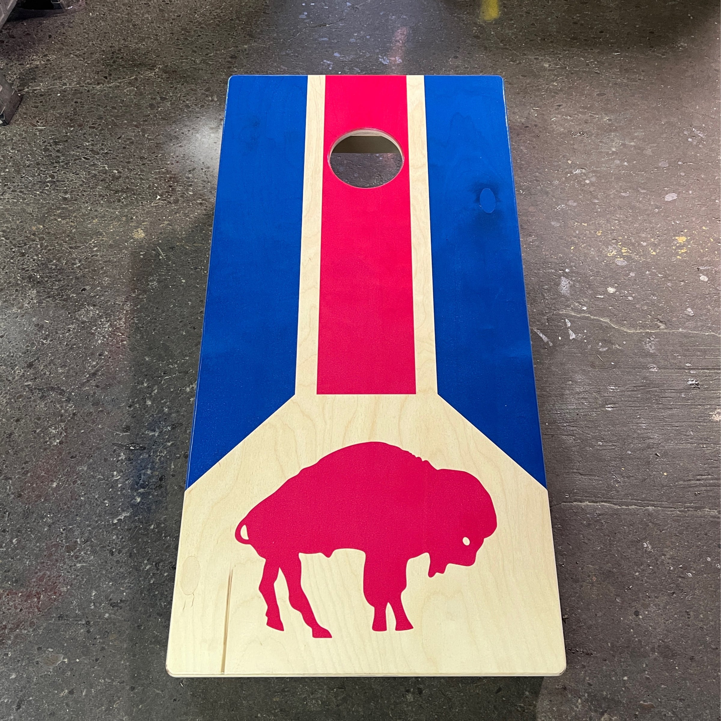 Buffalo Striped Board Set  Queen City Yard Game Co. LLC