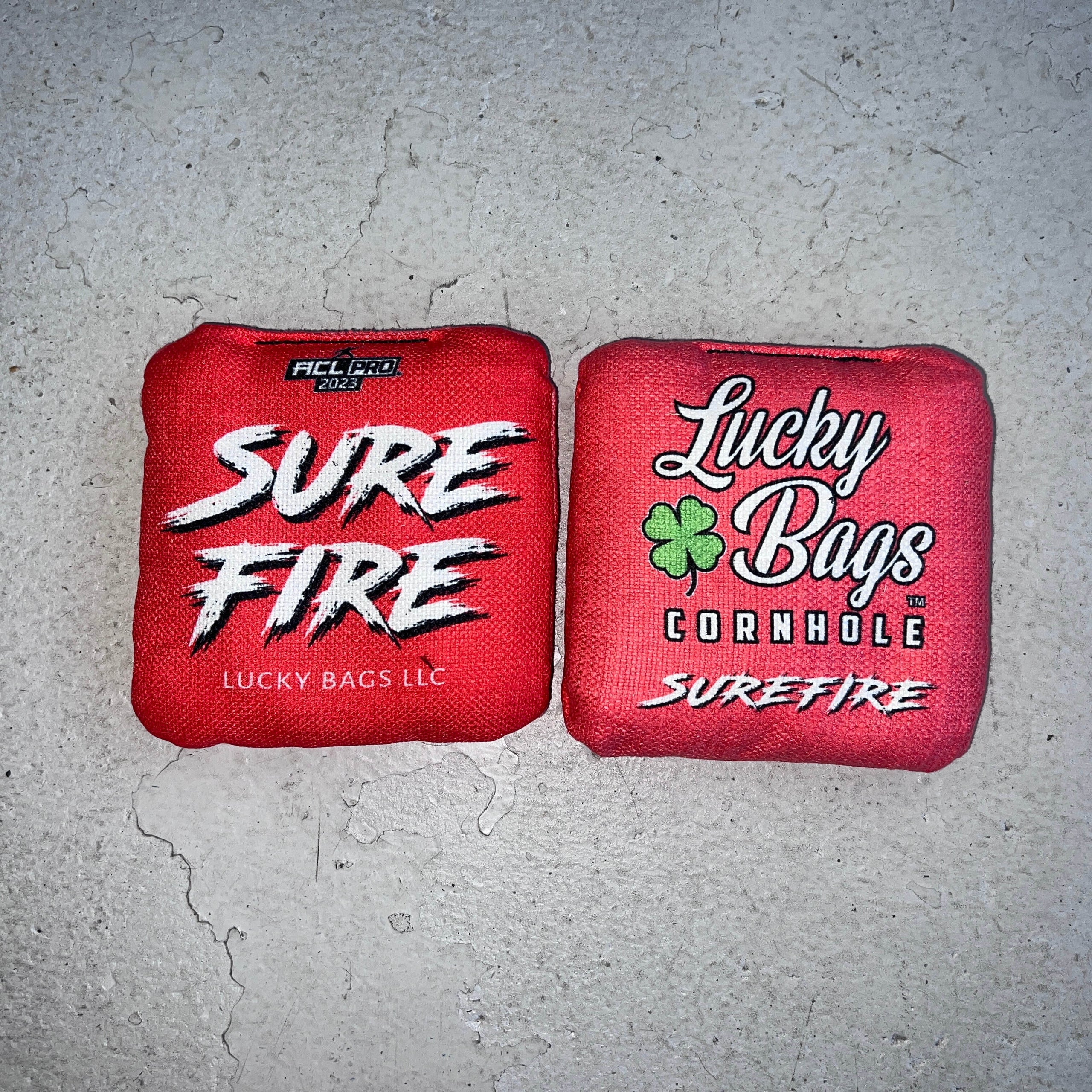 Lucky Cornhole Sure Fire newest bags