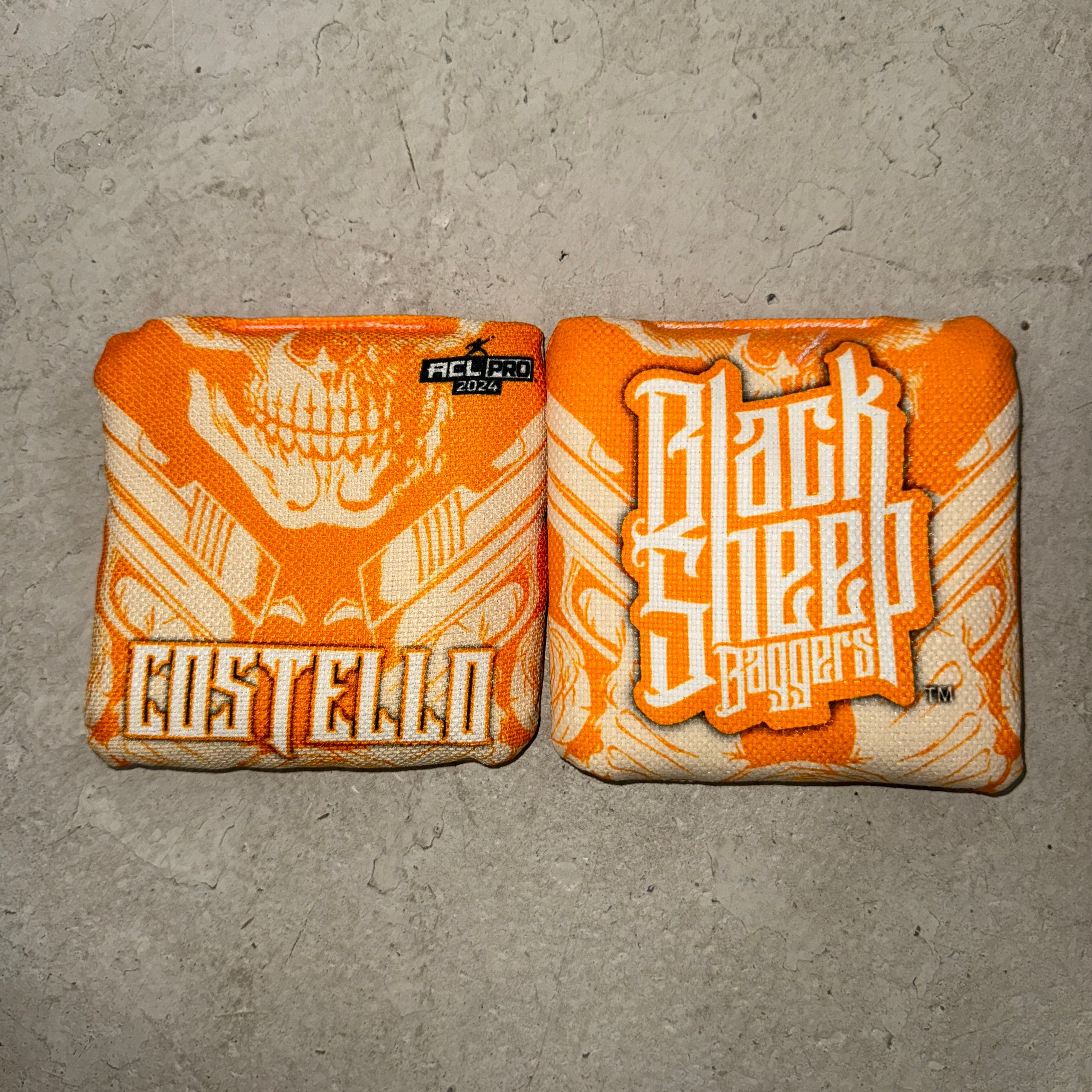 ACL Cornhole popular Bags Black Sheep Baggers Costello